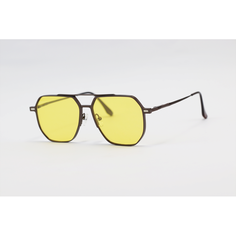 Dior - 8015 - Bronze - Metal - Blue Cut - Dual - Polarized - Attachment - Eye Wear - Sunglasses